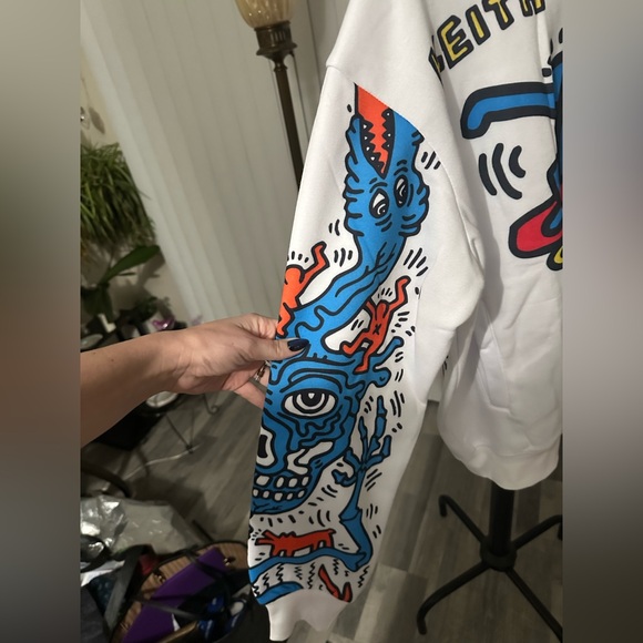 Keith Haring Members Only Art Hoodie - Picture 4 of 10